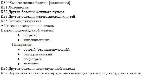 дискинезия желчевыводящих путей код по мкб 10